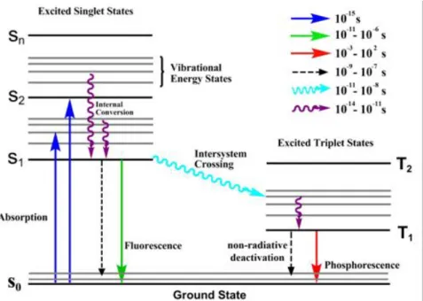 Figure 2. Jablonski Diagram. 