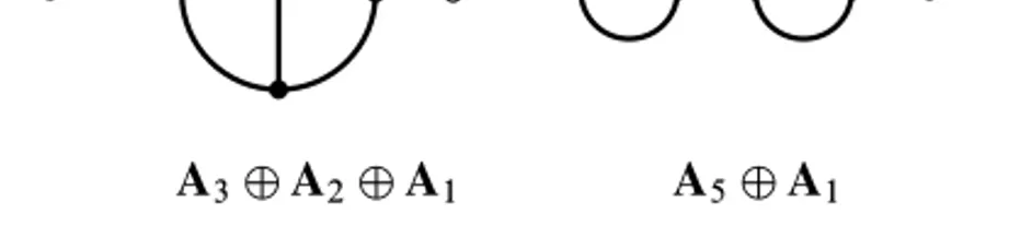 Figure 11: Perturbations of E 7 with nonabelian fundamental group