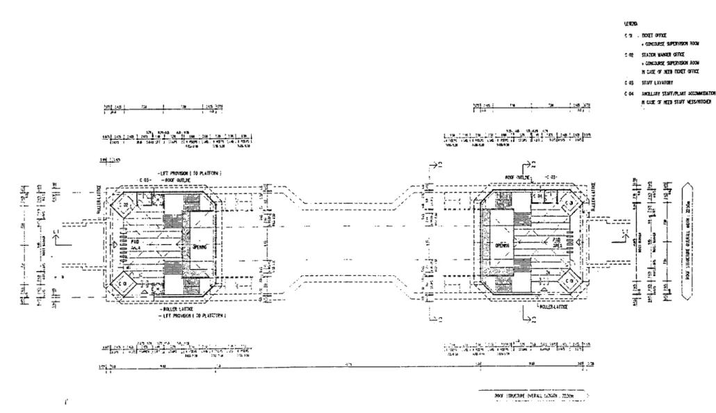 Figure 20. Concourse Level  Plan of the Tandogan  Station, Ankara
