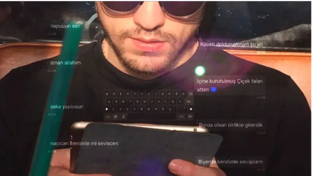 Figure 2: Tuncez, Meriç (2016), [video still], In Are We Exclusive Yet? Courtesy of the Artist, Retrieved from https://www.youtube.com/watch?v=O3tcmLkbFtY