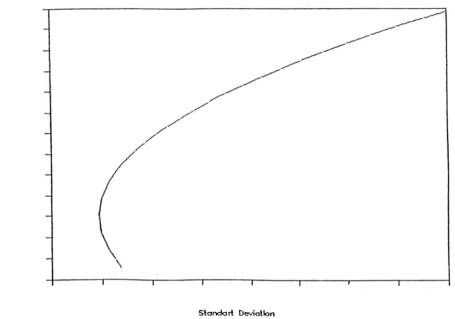 Figure  3.1:  Efficient  Frontier