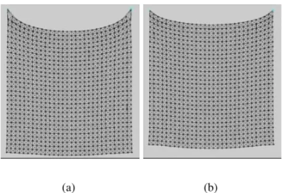 Fig. 1. A sample mass-spring mesh