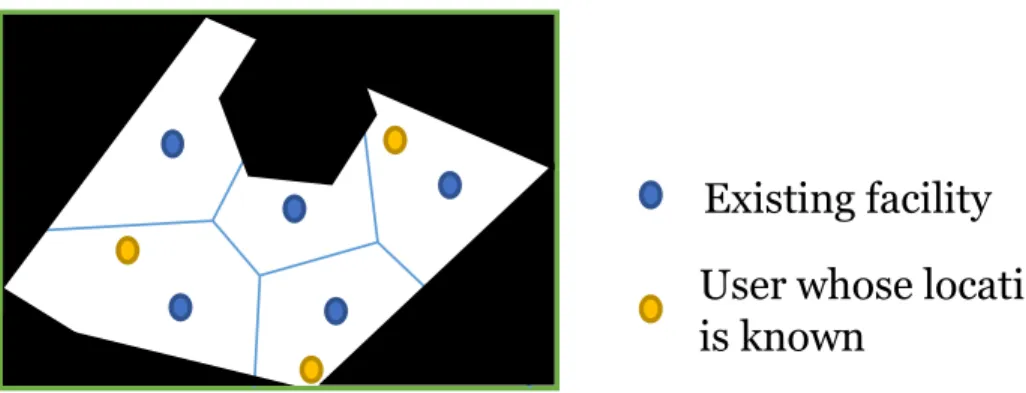 Figure 4.5: An example region R after auxiliary information is considered by data generator.