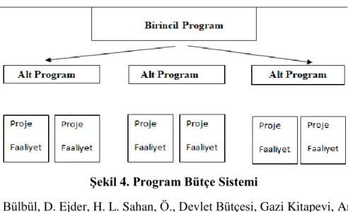 Şekil 4. Program Bütçe Sistemi 