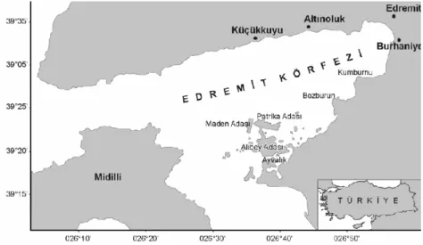 Şekil 3.1.Araştırma Sahasının Konumu 