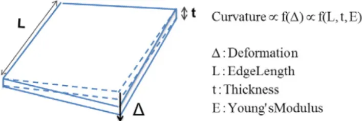 Fig. 14. The relationship of surface curvature to deﬂection.