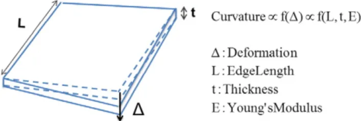 Fig. 14. The relationship of surface curvature to deﬂection.