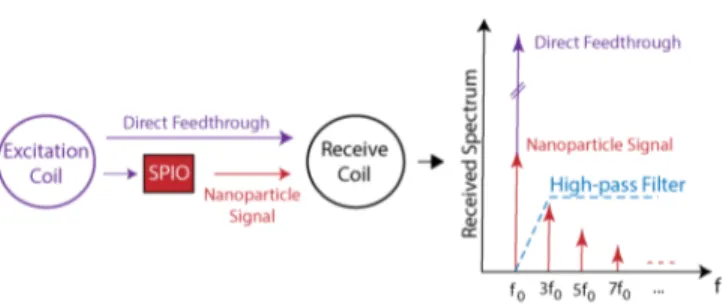 Figure 2.2: Direct feedthrough problem due to the simultaneous excitation and reception