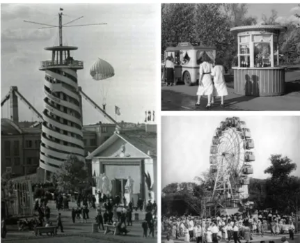 Figure 2.4: The crowds show the attraction of people towards Gorky Central Park of Culture and Leisure in the 1930s (Source: “W