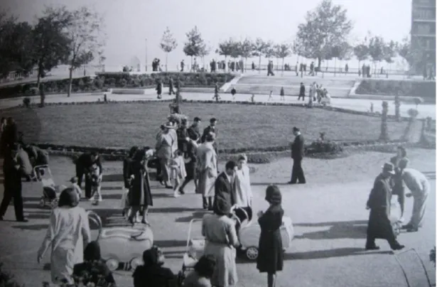 Figure 2.20: Photos by Henri Prost from Gezi Park on 12 November 1944 (Source: