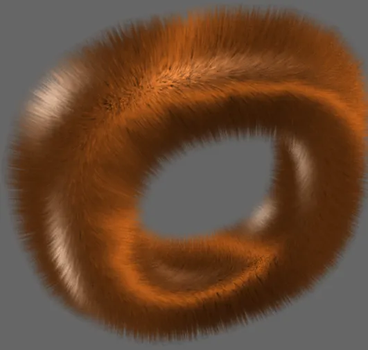 Figure 3.1: A fur rendered with our system