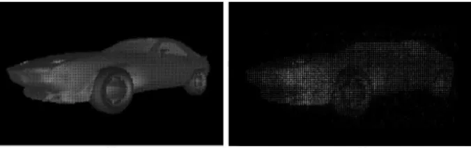 Fig. 1. (a) A 3D model, (b) Computer reconstruction using ACPAS algorithm