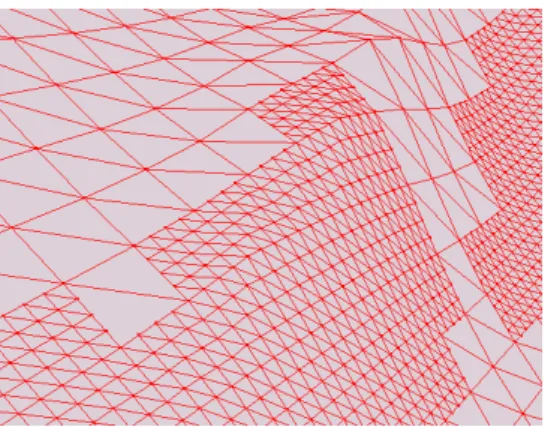 Figure 3.2: Visualization of mixed low-resolution and high-resolution data (as created by triangular interpolation).