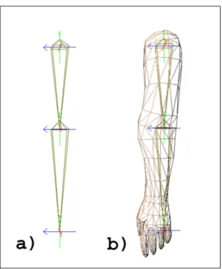 Figure 2.1: Stitching components: a) bone structure and b) attached mesh struc- struc-ture (reproduced from [24])