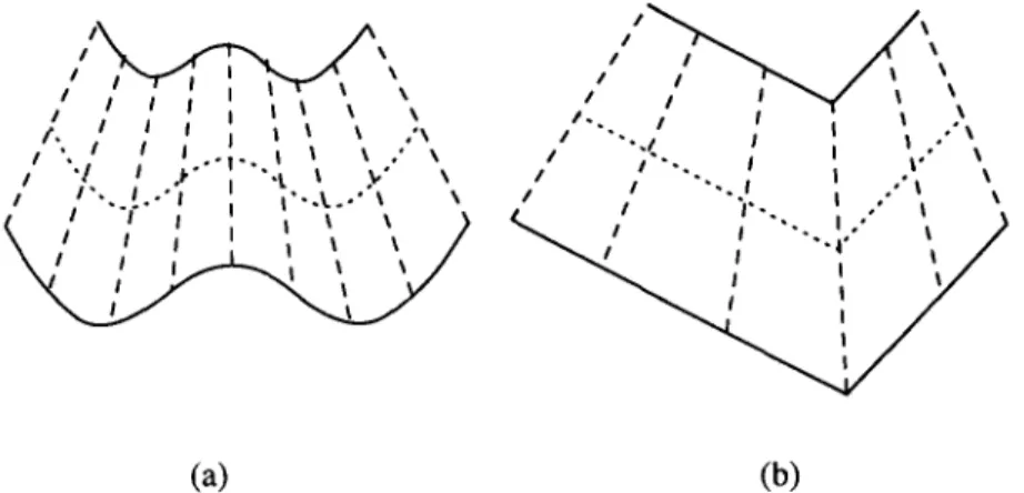 Fig.  3.  Examples  of  (a)  parallel  symmetry  with  curved  contours,  and  (b)  parallel  symmetry  with  straight  contours