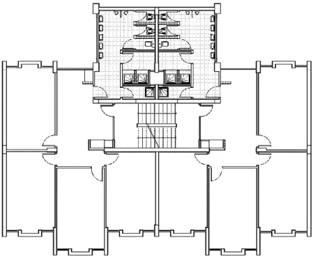 Figure 3. Plan of 76 th  dormitory 