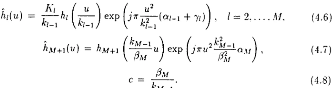 Figure 4.3.a  is  the block diagram  corresponding  to equation  4.4.  We  see that  by h j ( u ’ ) h 2 (u i)