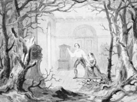 figure 3. The second vision scene in kean’s 1852 production of The Corsican Broth- Broth-ers