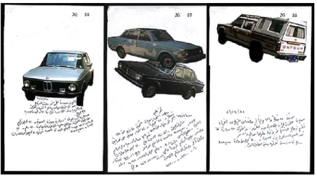 Fig. 5. The Atlas Group, images of Files TYPE A from the Notebook Volume 38, 1996.