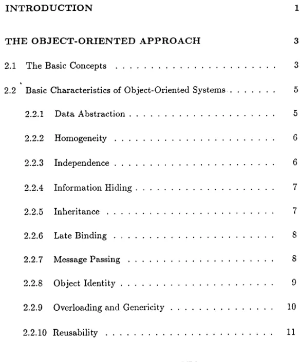 TABLE  OF  C O N TEN TS