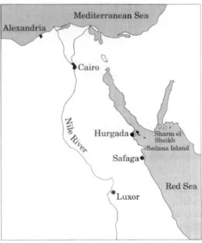 Figure  1  Map  to  show  the  location  of  Sadana  Island. 