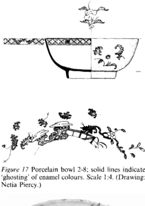 Figure  1 4  Day-lily  patterned  porcelain  bowl  2-65. 