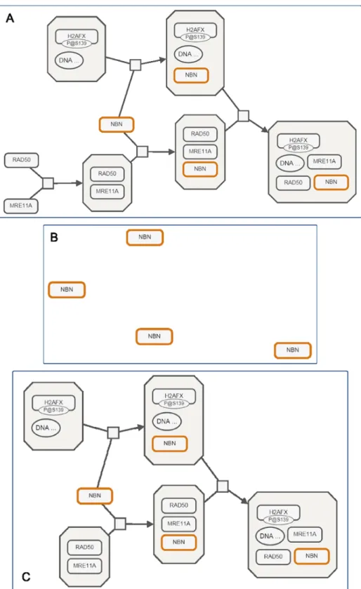 Fig 1. Use of generic complexity management. Application of generic complexity management techniques without the use of domain specific knowledge typically results in invalid or incomplete process description maps