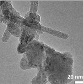 Figure 7. TEM images of the silica nanotubes after calcination.