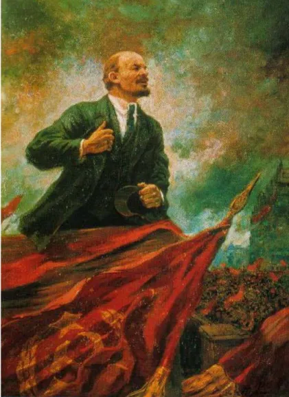 Figure 2.4  Alexander Gerasimov  Lenin on the Rostrum  1930, Oil on canvas, 