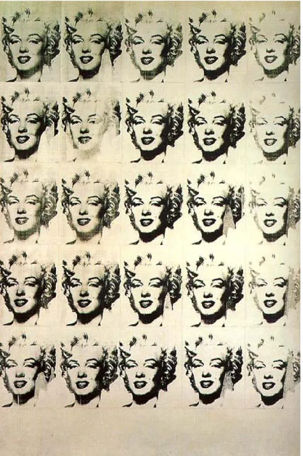 Fig. 3. “First Marilyns,” Andy Warhol. 