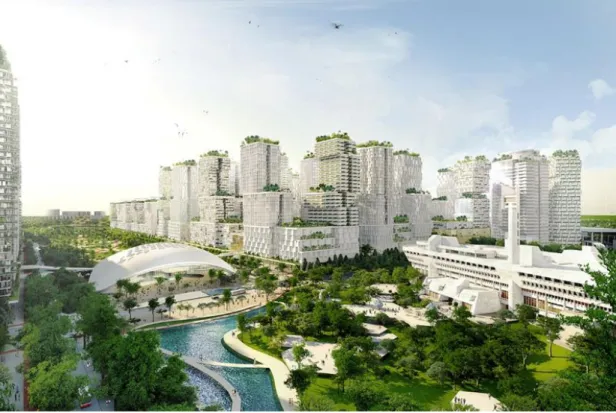 Figure 3-3 Part of the development at Lake District Singapore, https://www.jld.sg/  