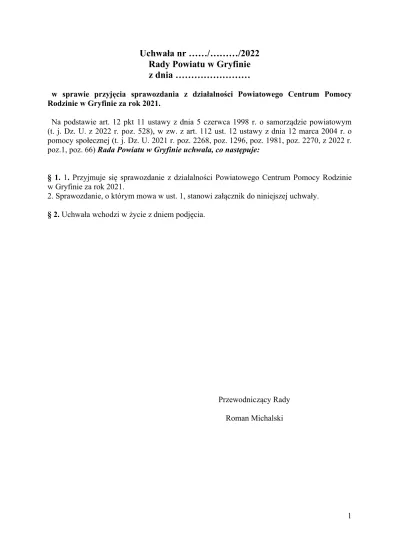 Dom Pomocy Społecznej w Nowym Czarnowie - JEDNOSTKI ORGANIZACYJNE POMOCY