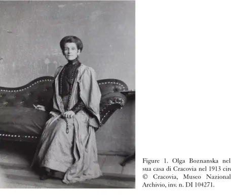 Figure  1.  Olga  Boznanska  nella  sua casa di Cracovia nel 1913 circa 