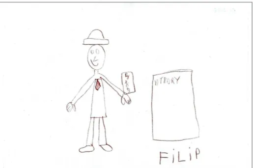 Rysunek 3. Filip, 9 lat. Społecznie przyjęte formy wyrażania wolności