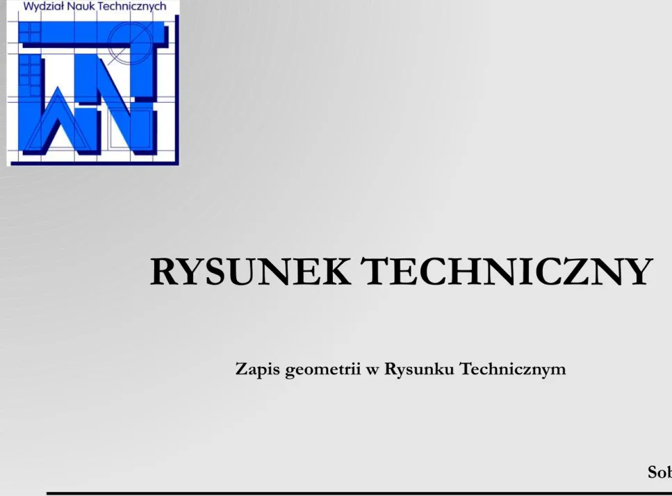 RYSUNEK TECHNICZNY