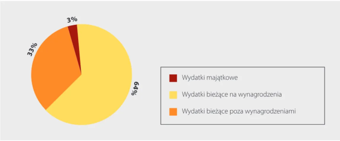 Rysunek 4. Struktura rodzajowa wydatków na oświatę i wychowanie w powiecie m. Świ- Świ-noujście w 2012 r.