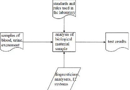 Fig. 2. Scheme illustrating laboratory activity in the form of general process (own elaboration) 