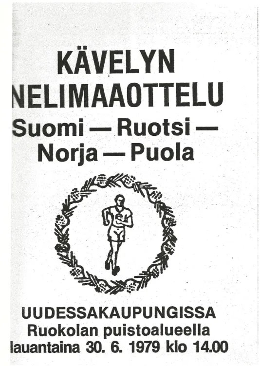 Fot. Program meczu Polska, Szwecja, Norwegia, Finlandia  w 1979 roku (zbiory K.Kisiel)