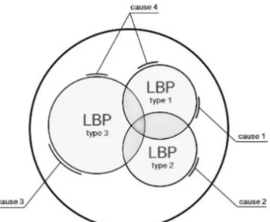 Figure 2. Non-specific LBP may consist of LBP with different  causes