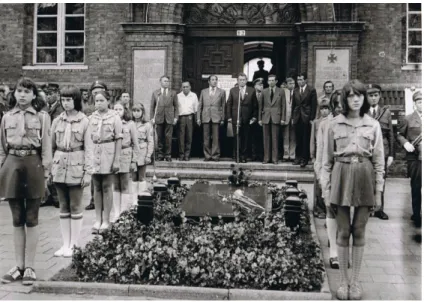 Fot. 7. Zdjęcie z uroczystości otwarcia zawodów w roku 1975   (źródło. zbiory C. Lis)