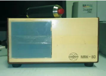 Figure 3. The experimenter’s panel of the MRK-80
