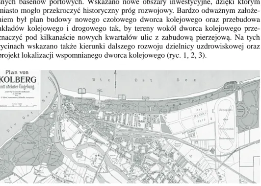 Fig. 1. City plan of Kołobrzeg from 1906 