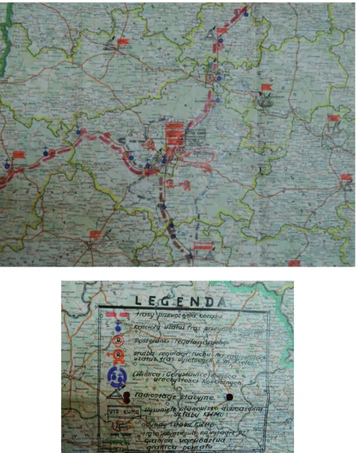 1. Mapa sytuacyjna województwa kieleckiego. Załącznik do planu „Jodła”