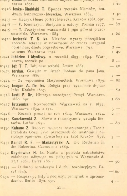 stologii  ogniwców  (Cestoles)  z  2  tabl  Kraków  1878.  3  — f 10431  Kaindl  R.  F