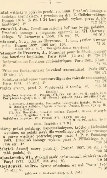 Poznań  1876.  (6  str.  i  34  kart  podob.  wykon,  przez  A   P i- 