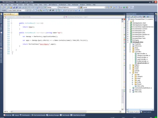 Rysunek 10: Visual Studio 2010 - Edytor kodu