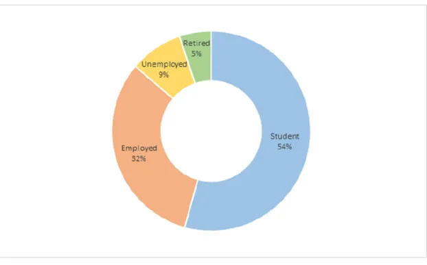 Figure 6. Occupational status of respondents (N=116) 