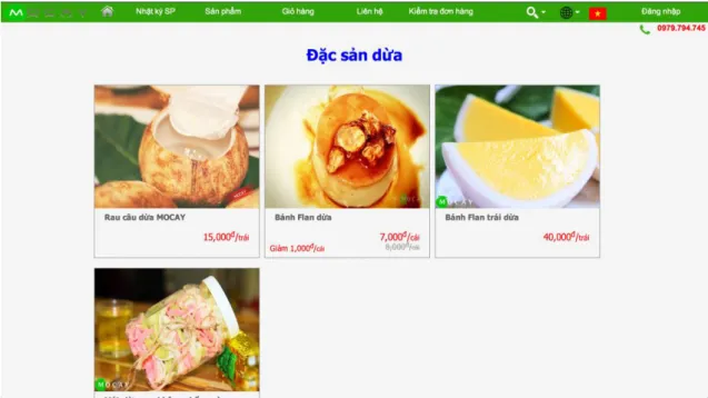 Figure 8: www.mocaymart.com product category page 