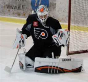 Figure 14:  “Follow the puck into the glove”