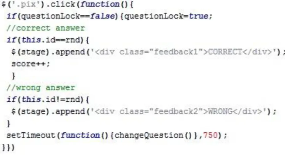 Figure 17. Feedback implementation 